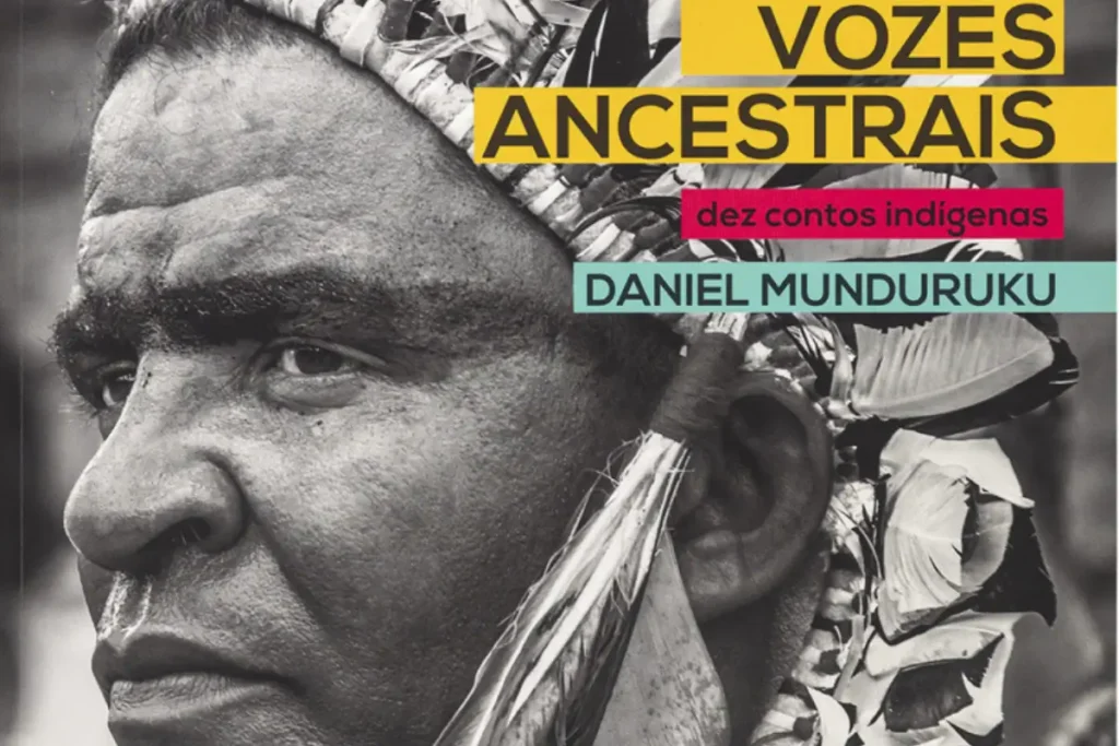 Reprodução da capa do livro de Daniel Munduruku, obra que integra a Exposição Mirada aos Filhos da Terra.